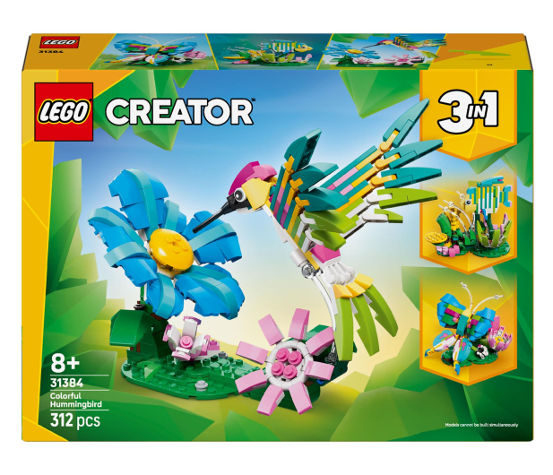LEGO CREATOR 31384 Dzikie zwierzęta: kolorowy koliber - 1473432 - zdjęcie
